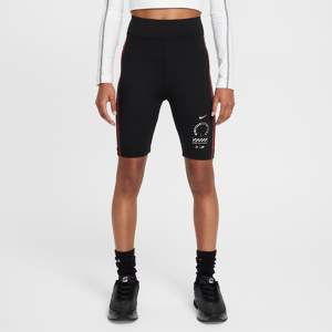 Nike Sportswear-cykelshorts (18 cm) til større børn (piger) - sort sort M