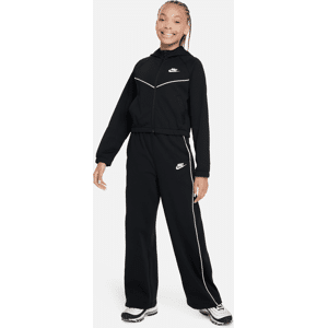 Nike Sportswear-tracksuit til større børn (piger) - sort sort S