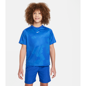 Kortærmet Nike Multi Dri-FIT-overdel til større børn (drenge) - blå blå S