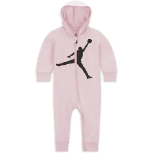 Jordan-Jumpman-heldragt med hætte til babyer (3-6 mdr.) - Pink Pink 9-12M