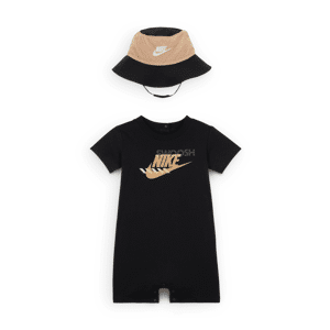 Nike Sportswear PE-sæt med buksedragt og bøllehat til babyer (12-24 M) - sort sort 12M