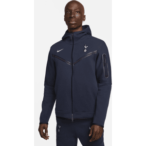 Tottenham Hotspur Tech Fleece Nike Windrunner-hættetrøje med fuld lynlås til mænd - blå blå S