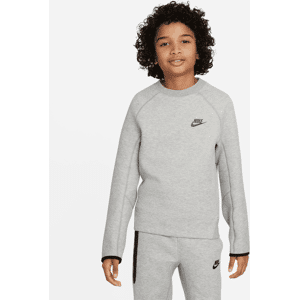 Nike Sportswear Tech Fleece-sweatshirt til større børn (drenge) - grå grå S