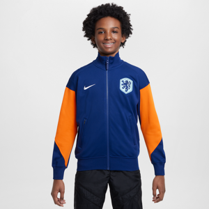 Nike Maskinstrikket Netherlands Academy Pro-fodboldjakke til større børn - blå blå M