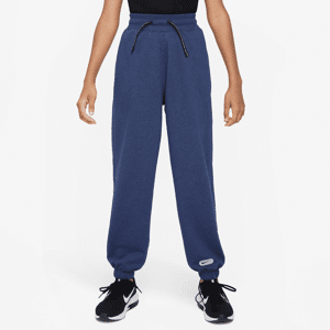Nike Dri-FIT Athletics-træningsbukser i fleece til større børn (drenge) - blå blå XL