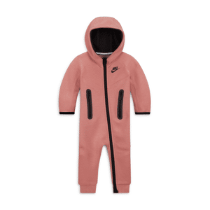 Nike Sportswear Tech Fleece-heldragt med hætte til babyer - Pink Pink 9-12M
