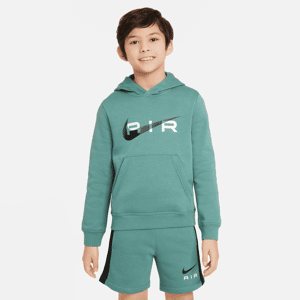 Nike Air-pullover-hættetrøje i fleece til større børn - grøn grøn S