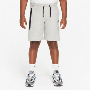 Nike Sportswear Tech Fleece-shorts (udvidet størrelse) til større børn (drenge) - grå grå S+
