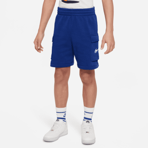 Nike Sportswear Standard Issue-fleeceshorts til større børn (drenge) - blå blå M