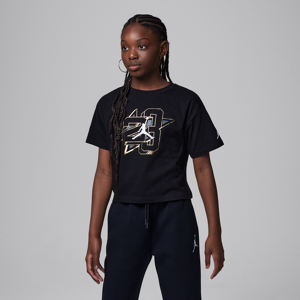 Jordan Jumpman Shine-T-shirt til større børn - sort sort M