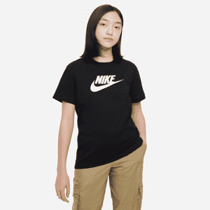 Nike Sportswear-T-shirt til større børn (piger) - sort sort M