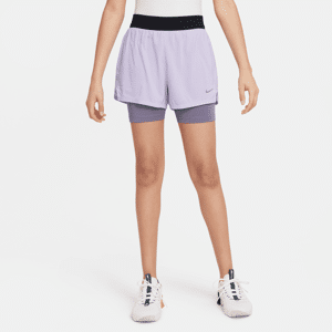 Nike Dri-FIT ADV-shorts til større børn (piger) - lilla lilla XL