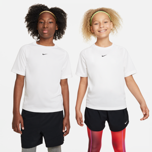 Nike Multi-Dri-FIT-træningsoverdel til større børn (drenge) - hvid hvid M
