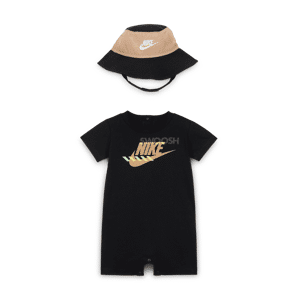 Nike Sportswear PE-sæt med buksedragt og bøllehat til babyer (0-9 M) - sort sort 3-6M