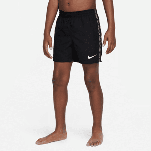 Nike-Volley-badeshorts (10 cm) til større børn (drenge) - sort sort XS