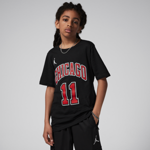 Chicago Bulls Statement Edition-Jordan NBA-T-shirt til større børn - sort sort XL