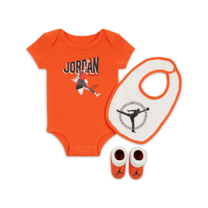 Jordan MVP Bodysuit Box Set-bodysuitsæt til babyer (0-6 mdr.) - Orange Orange 6-12M