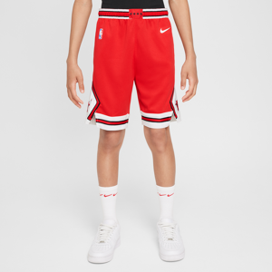 Chicago Bulls 2023/24 Icon Edition Nike NBA Swingman-shorts til større børn (drenge) - rød rød M