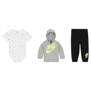 Nike Just Do It-buksesæt i 3 dele til babyer (3-6 M) - sort sort 3-6M