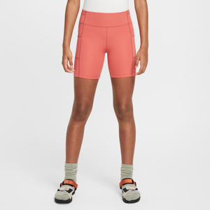 Nike ACG Repel One-cykelshorts til større børn (piger) med lommer - rød rød XS