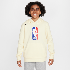 Team 31 Club Fleece Nike NBA-hættetrøje til større børn - brun brun L