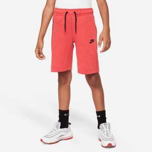 Nike Tech Fleece-shorts til større børn (drenge) - rød rød XL