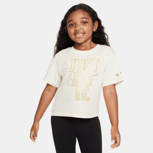 Nike Shine Boxy Tee-T-shirt til mindre børn - hvid hvid 4