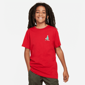 Nike Sportswear-T-shirt til større børn - rød rød L