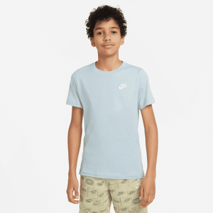 Nike Sportswear-T-shirt til større børn - blå blå M
