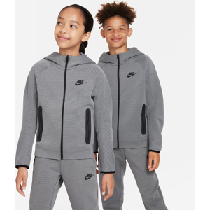 Nike Sportswear Tech Fleece Winterized-hættetrøje med fuld lynlås til større børn (drenge) - grå grå XL