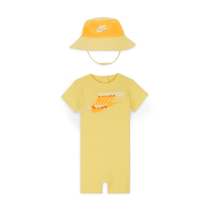 Nike Sportswear PE-sæt med buksedragt og bøllehat til babyer (0-9 M) - gul gul 6-9M