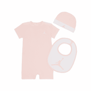 Jordan Jumpman-sæt med buksedragter til babyer (3 dele) - Pink Pink 0-6M