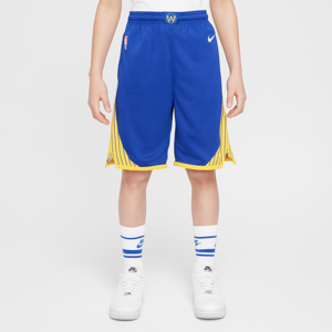 Golden State Warriors 2023/24 Icon Edition Nike NBA Swingman-shorts til større børn (drenge) - blå blå XL