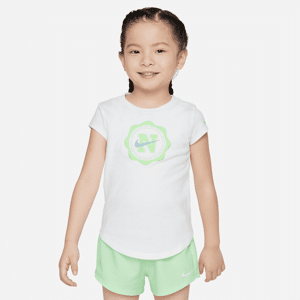 Nike Prep in Your Step-T-shirt med grafik til småbørn - hvid hvid 4T