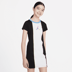 Jordan-T-shirtkjole til større børn (piger) - sort sort L