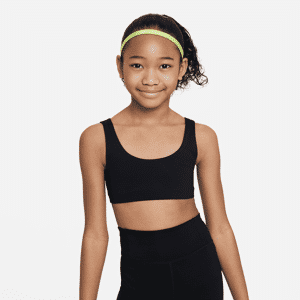 Nike Alate All U-sports-bh til større børn (piger) - sort sort S