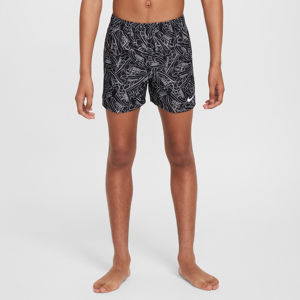 Nike Swim Sneakers Volleyshorts (10 cm) til større børn (drenge) - sort sort XS