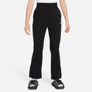 Nike Sportswear-trompetbukser til større børn (piger) - sort sort XL