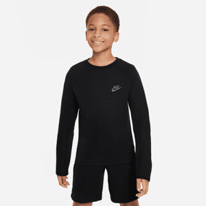 Nike Sportswear Tech Fleece-sweatshirt til større børn (drenge) - sort sort S