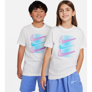 Nike Sportswear-T-shirt til større børn - hvid hvid M