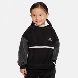 Nike ACG Polartec Wolf Tree-pullover-hættetrøje til småbørn - sort sort 3T