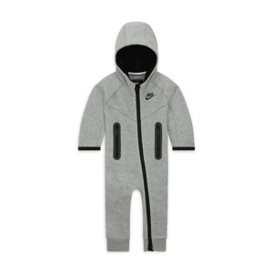 Nike Sportswear Tech Fleece-heldragt med hætte til babyer - grå grå 9-12M