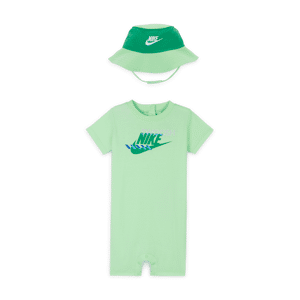 Nike Sportswear PE-sæt med buksedragt og bøllehat til babyer (12-24 M) - grøn grøn 12M