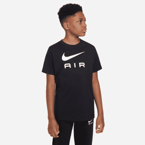 Nike Sportswear-T-shirt til større børn (drenge) - sort sort XL