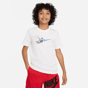 Nike Sportswear-T-shirt til større børn - hvid hvid XL
