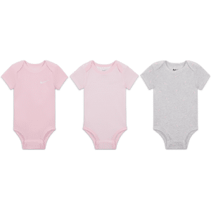 Nike Baby Essentials-bodysuits til babyer (0-9 mdr.) (pakke med 3 stk.) - multifarvet multifarvet 9-12M