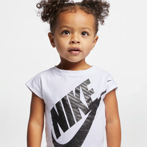 Nike Sportswear-T-shirt til småbørn - hvid hvid 4T