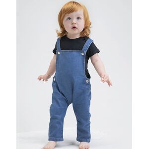 Babybugz Bz56 Baby Rocks Denim Dungarees Denim Blue 12-18 Monate