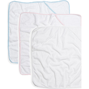 Towel City Tc36 75 X 75 Cm Hvid/lyserød