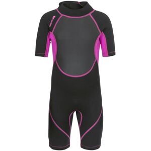 Trespass Astor - Kids 3mm Short Wetsuit  Black / Passion Pink 14 År